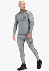 Ben Lee pánske funkčné tričko s dlhým rukávom Mossburn, sivé