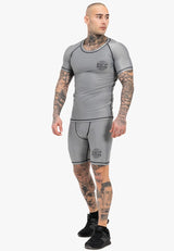 Ben Lee pánske funkčné tričko s krátkym rukávom Limehills, sivé