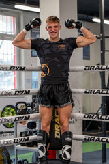 Katsudo šortky na thajský box Huricane, čierne