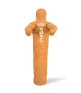 Katsudo jednonohý kožený zápasnícky panák Unileggo 170cm, žltý