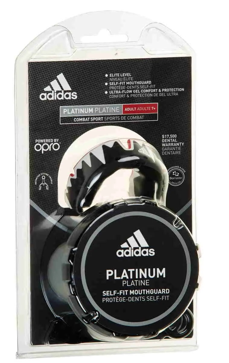 Adidas chránič zubov Opro Platinum, červená-čierna-biela