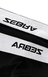 Zebra dlhé kompresné nohavice, čierne