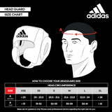 Adidas box prilba IBA, červená