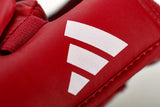 Adidas επιγονατίδες μεταταρσίου εγκεκριμένες από WKF, κόκκινες