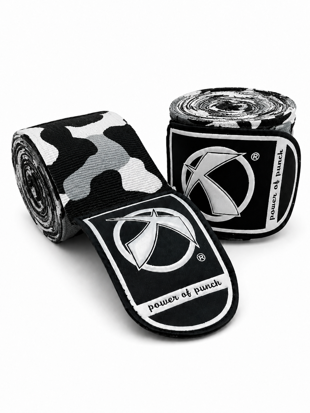 Katsudo Elastic Boxing Hand Wrap Path PRO 2pcs, Camo Grey