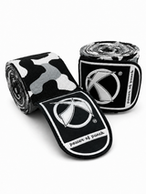 Katsudo Elastic Boxing Hand Wrap Path PRO 2pcs, Camo Grey