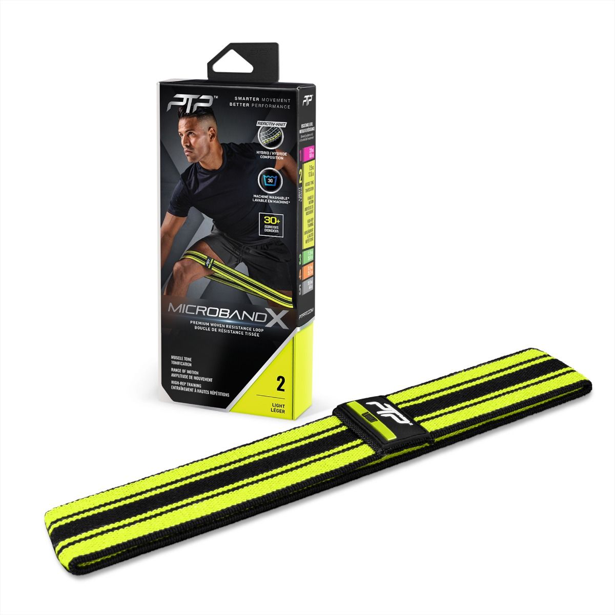 PTP odporová guma MicrobandX light, žltá