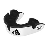 Adidas Junior štitnik za zobe 4. generacije Opro Silver, belo-črno