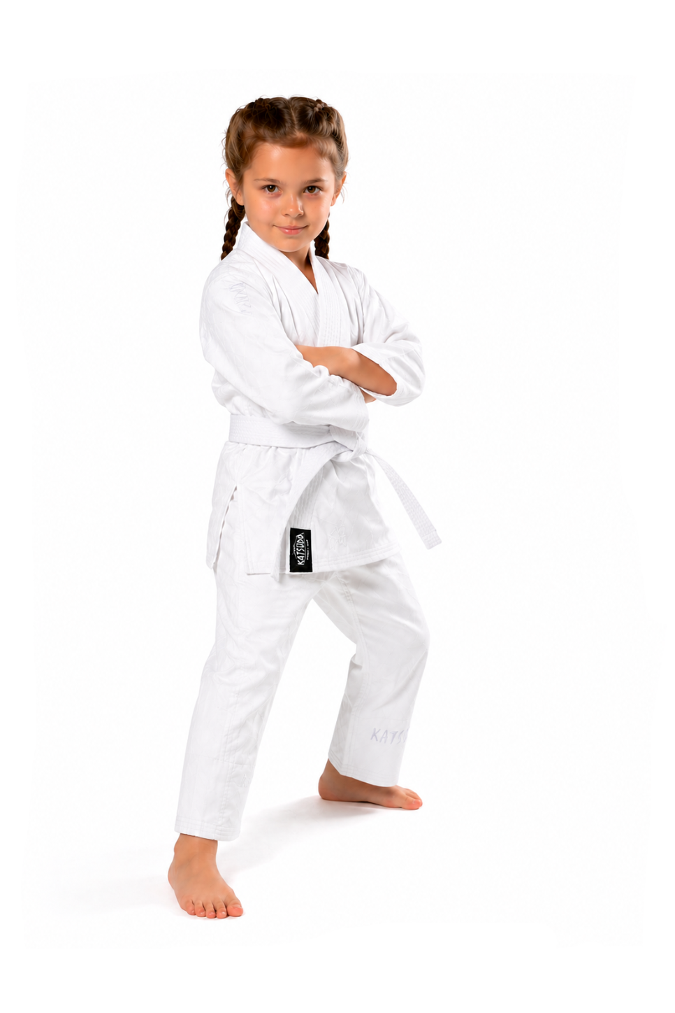 Katsudo Kio detské Jiu Jitsu kimono, biele