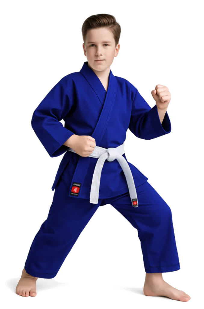 Katsudo kimono da judo per bambini Rei 350 g, blu