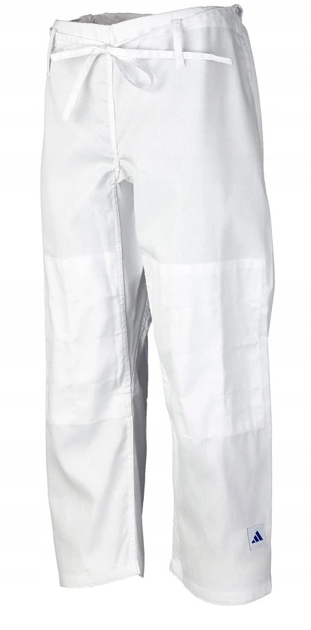 Adidas JU κιμονό με μπλε ρίγες Club 350 g, λευκό