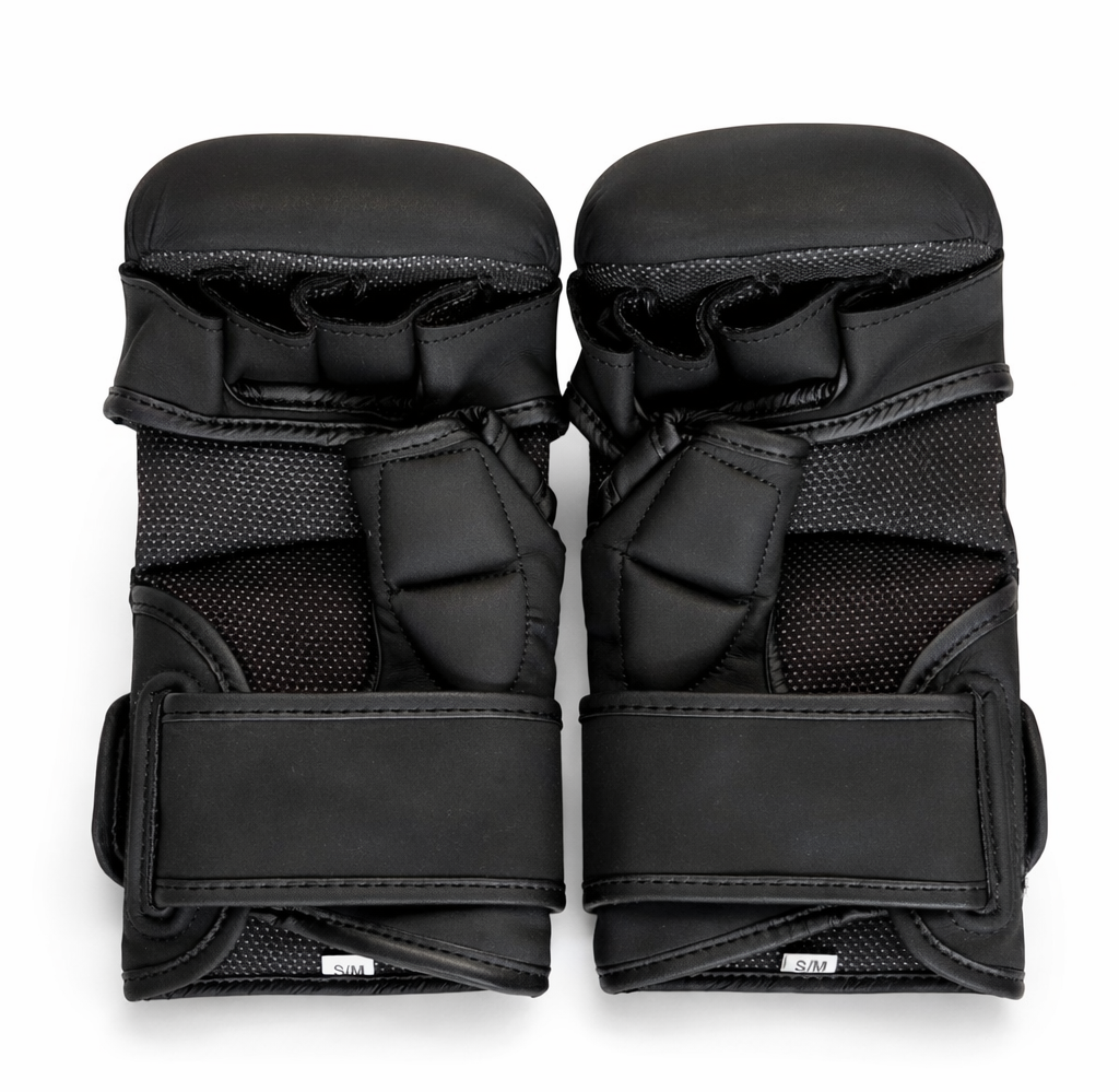 Katsudo MMA Sparcore sparringové rukavice, čierno-čierne