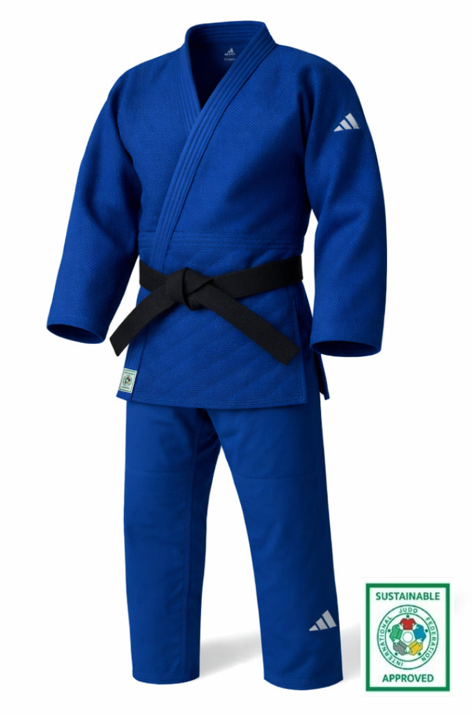 Adidas JU kimono Champion III IJF Regular fit 750g s logom, modré