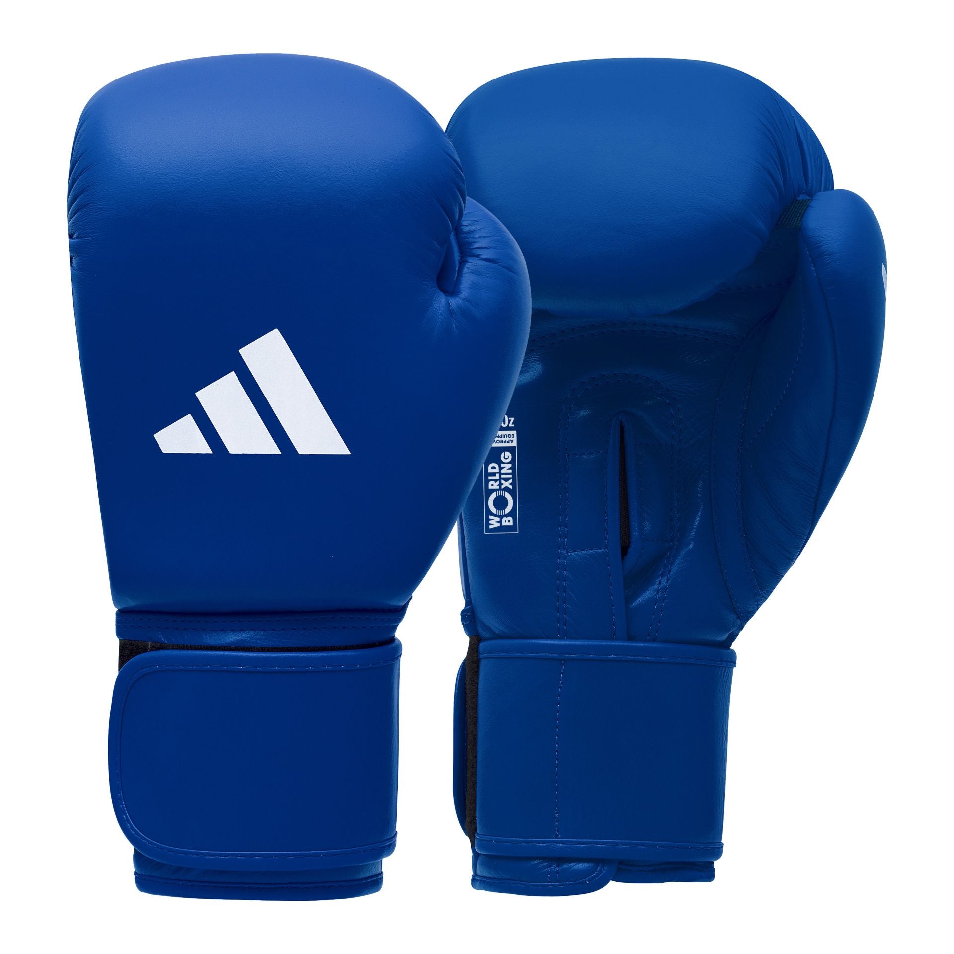 Adidas kožené rukavice World of boxing, modré