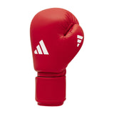 Adidas kožené rukavice World of boxing, červené