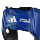 Adidas kožená boxerská prilba WOBHG1, modrá