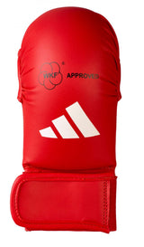 Adidas γάντια kumite WKF, κόκκινα