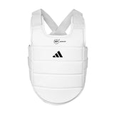 Adidas προστατευτικό θώρακα Chest Guard WKF, λευκό