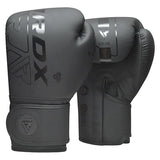 RDX box rukavice F6, čierne matné