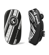 Katsudo kožené arm makiwary Curve 2ks, biela-čierna