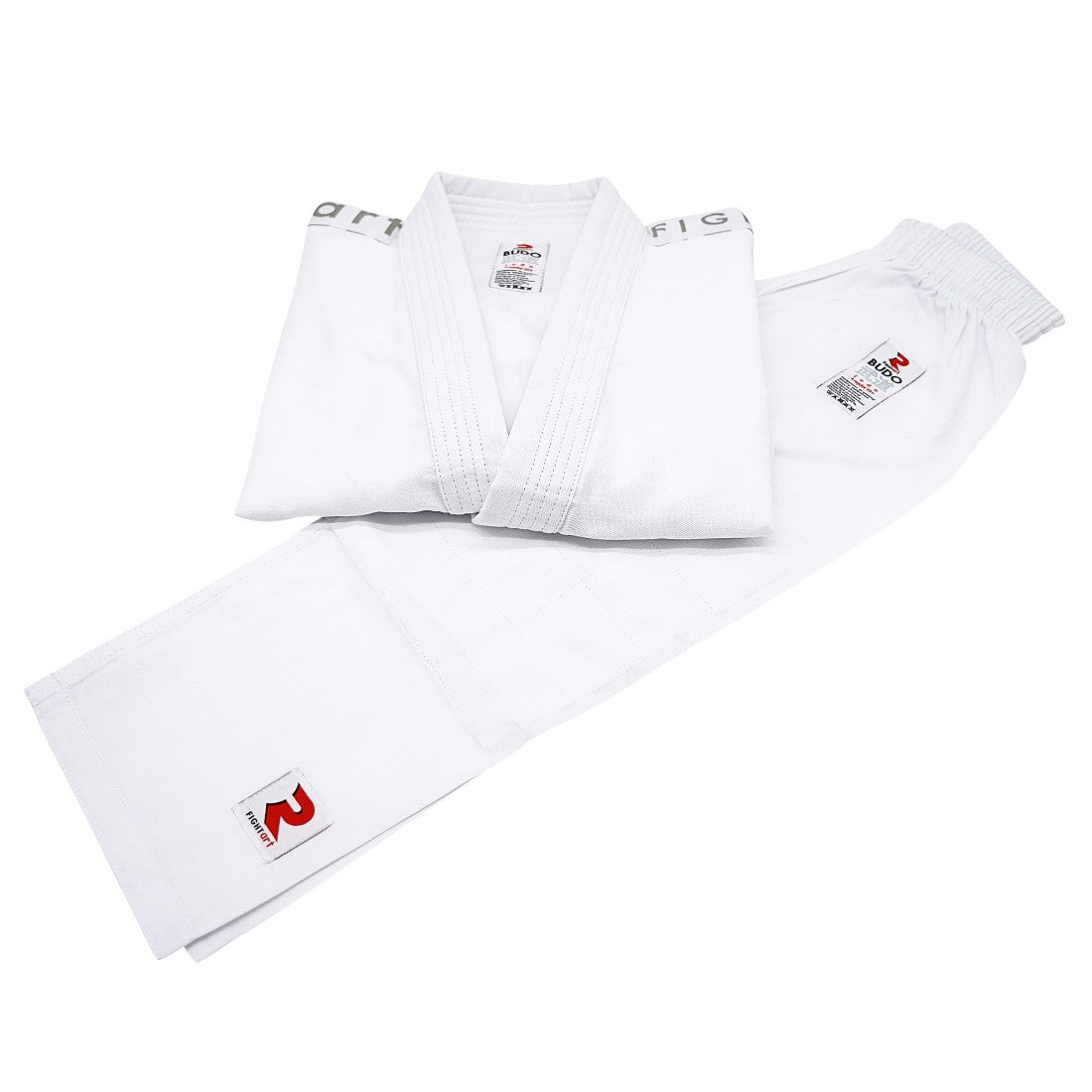 Fight Art KA kimono with belt Budo 345g, white