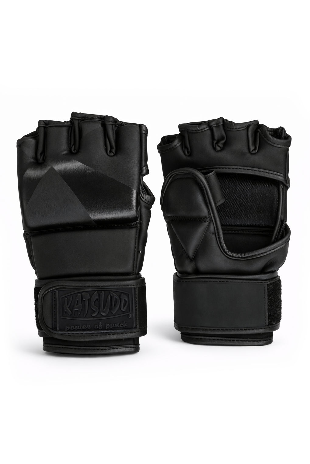 Katsudo MMA Fightcore fight gloves, black-black