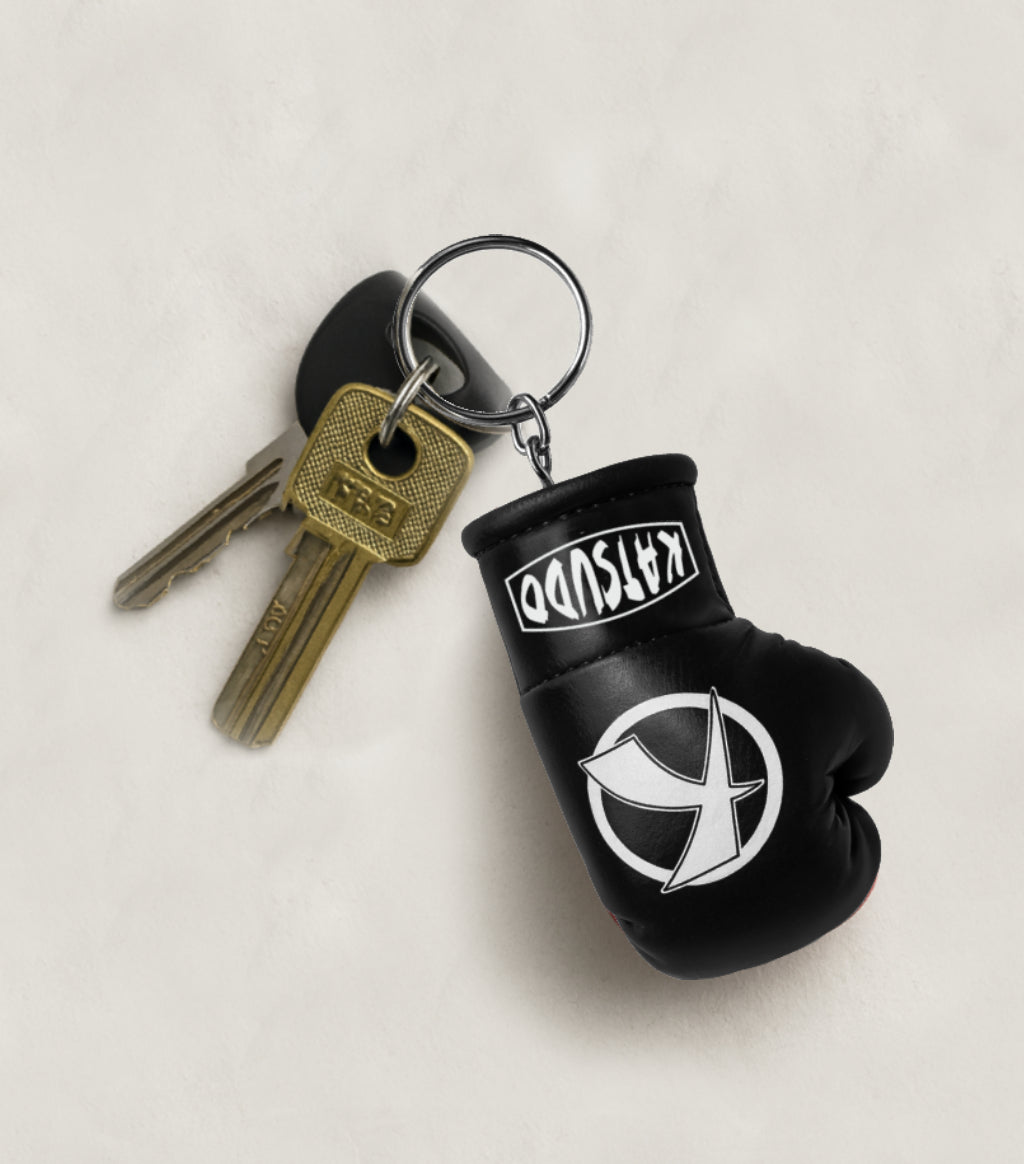 Katsudo prívesok na kľúče mini rukavica Keyglo, červená